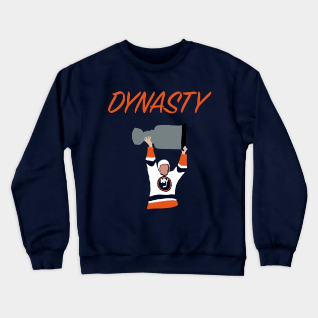 Dynasty of Long Island Crewneck Sweatshirt by ny_islanders_fans